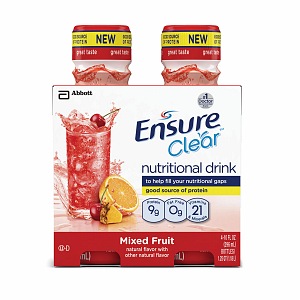 Ensure Clear Nutrition Drink Bottles Mixed Fruit, 10 Fl  