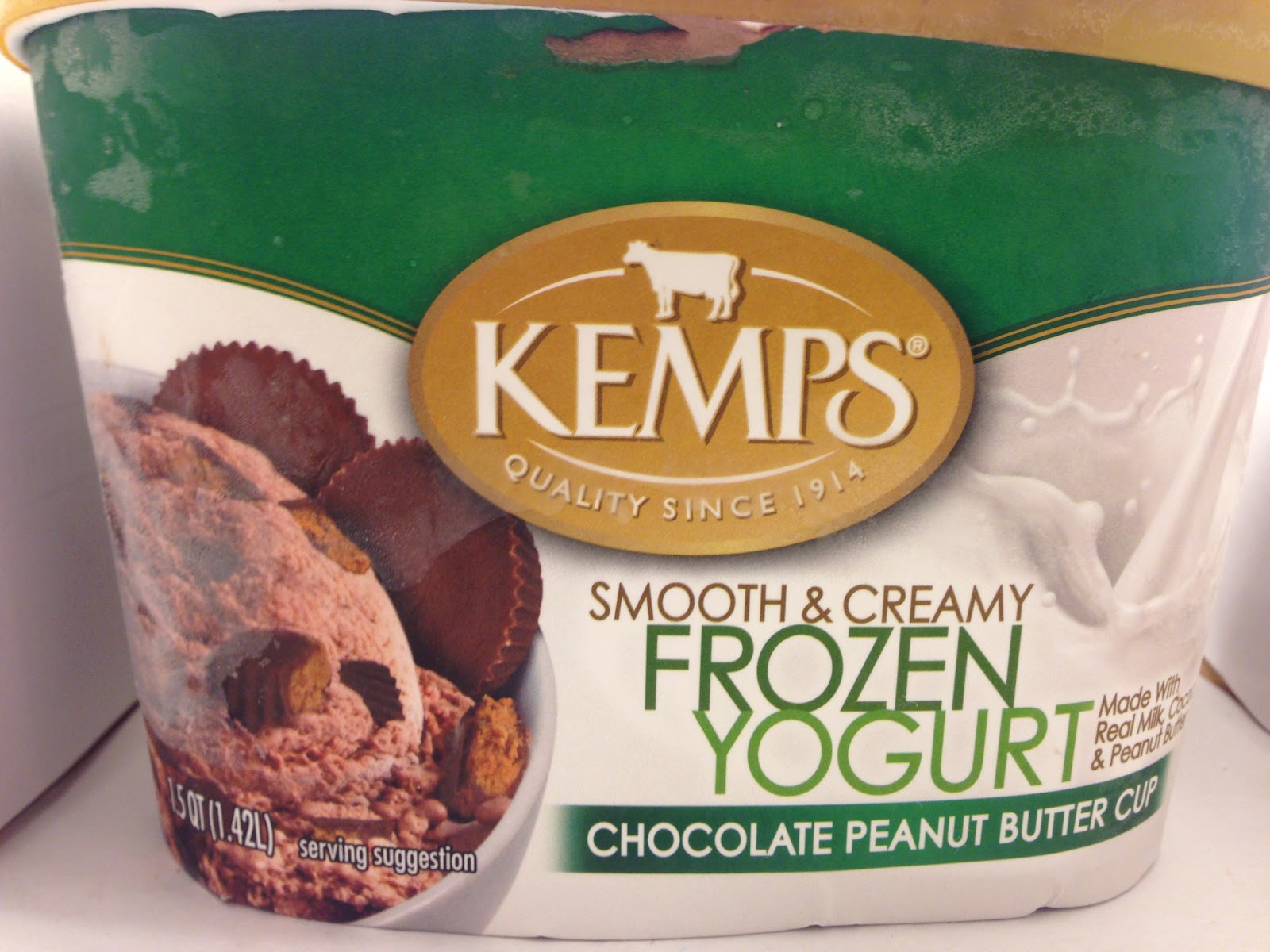 Kemp's Chocolate Peanut Butter Cup Frozen Yogurt