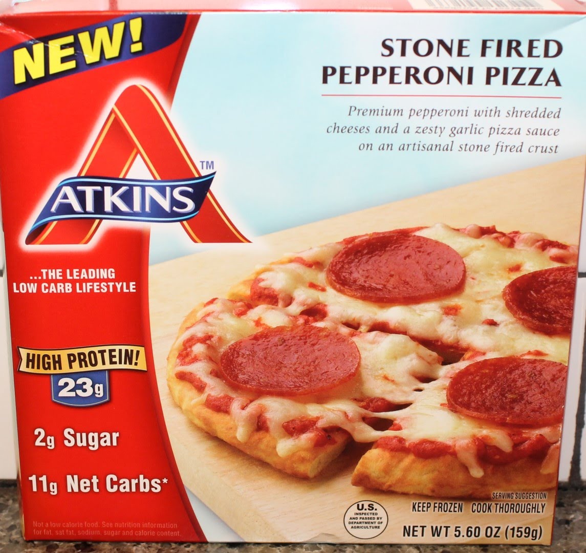 Atkins stone fried pizza