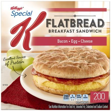 Special K Flatbread sandwiches