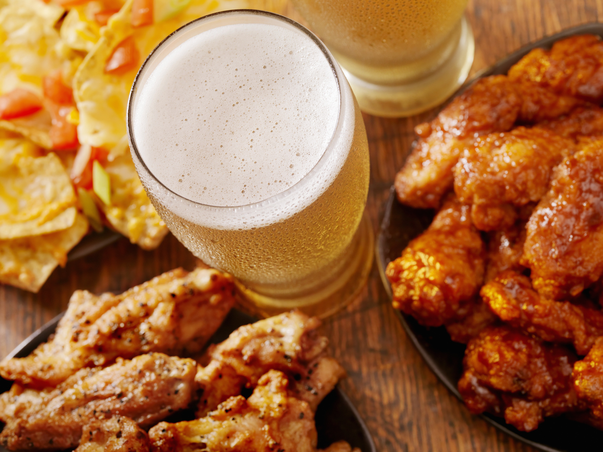 Beer and Wings.