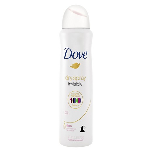 dove dry spray