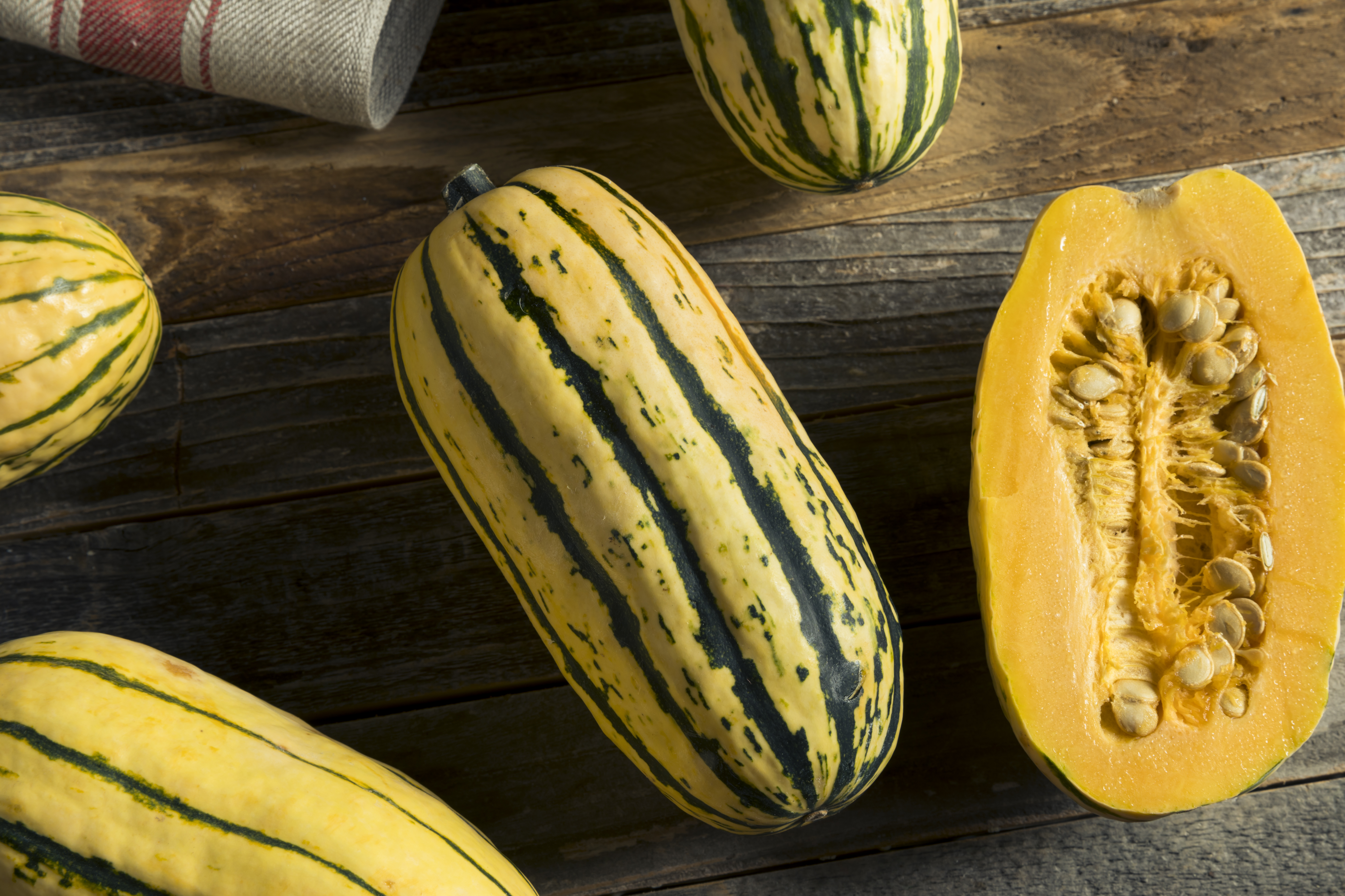 Raw Organic Delicata Squash