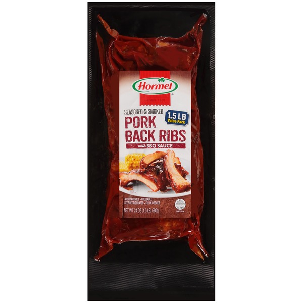 Hormel Pork Back Ribs with BBQ Sauce Jane s New Items Price Chopper Market 32