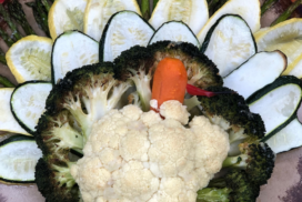 Roasted vege turkey