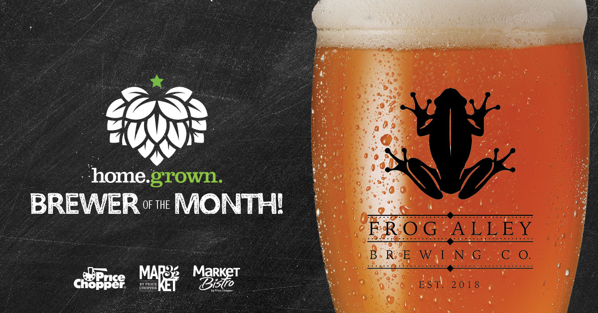 Our March home.grown. Brewer of the Month Frog Alley Brewing! Price