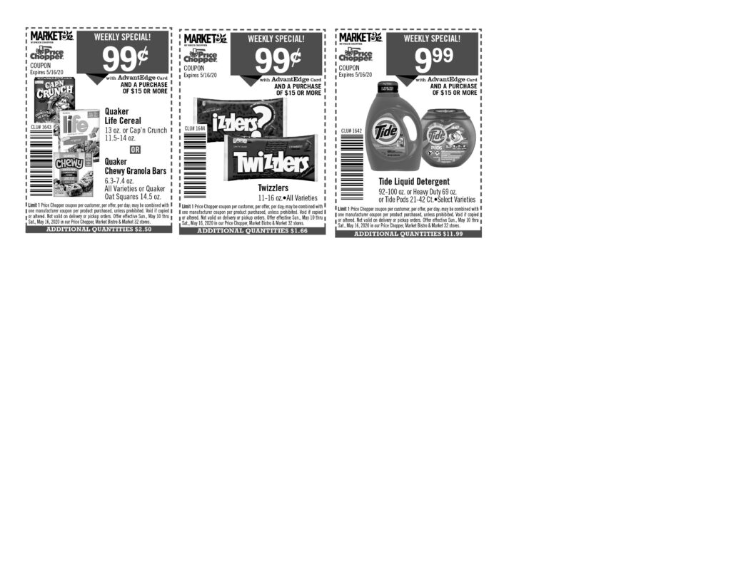 Printable Coupons Price Chopper Market 32