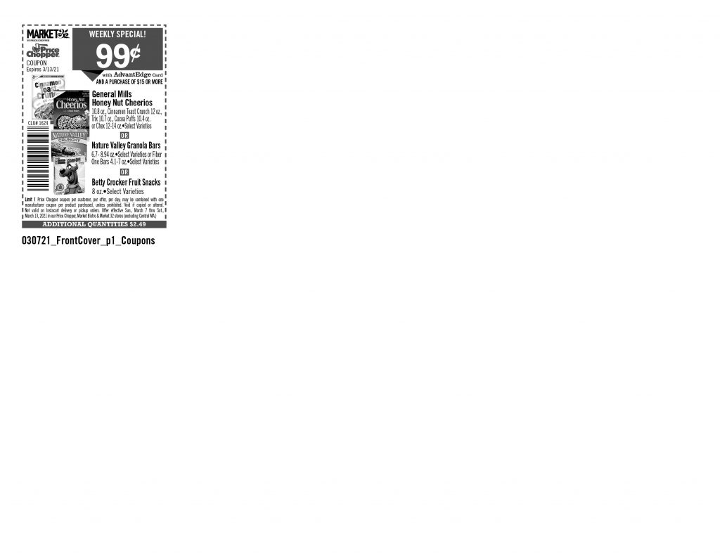 Printable Coupons Price Chopper Market 32