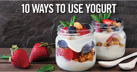 10 ways to use yogurt blog header