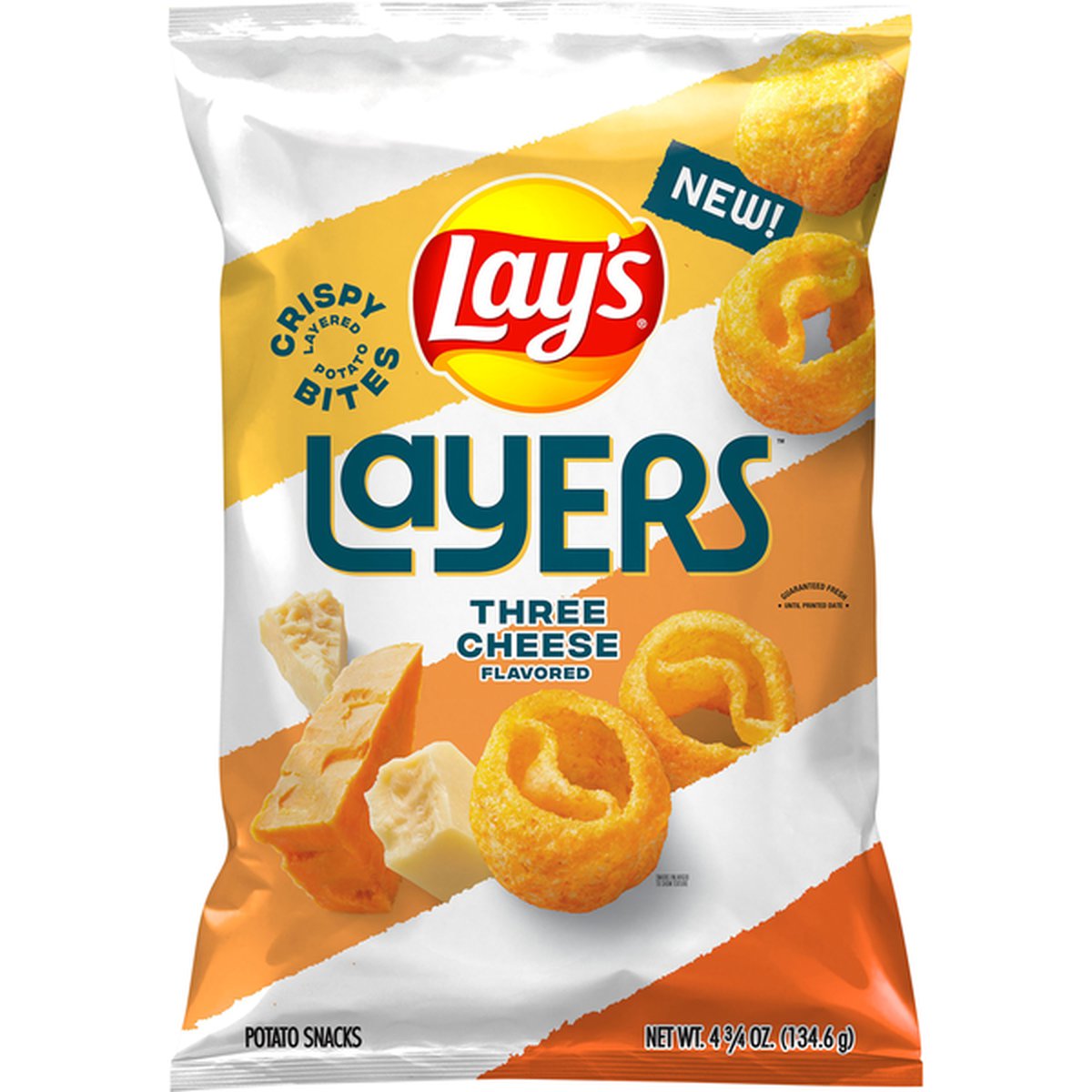 three cheese lays layers