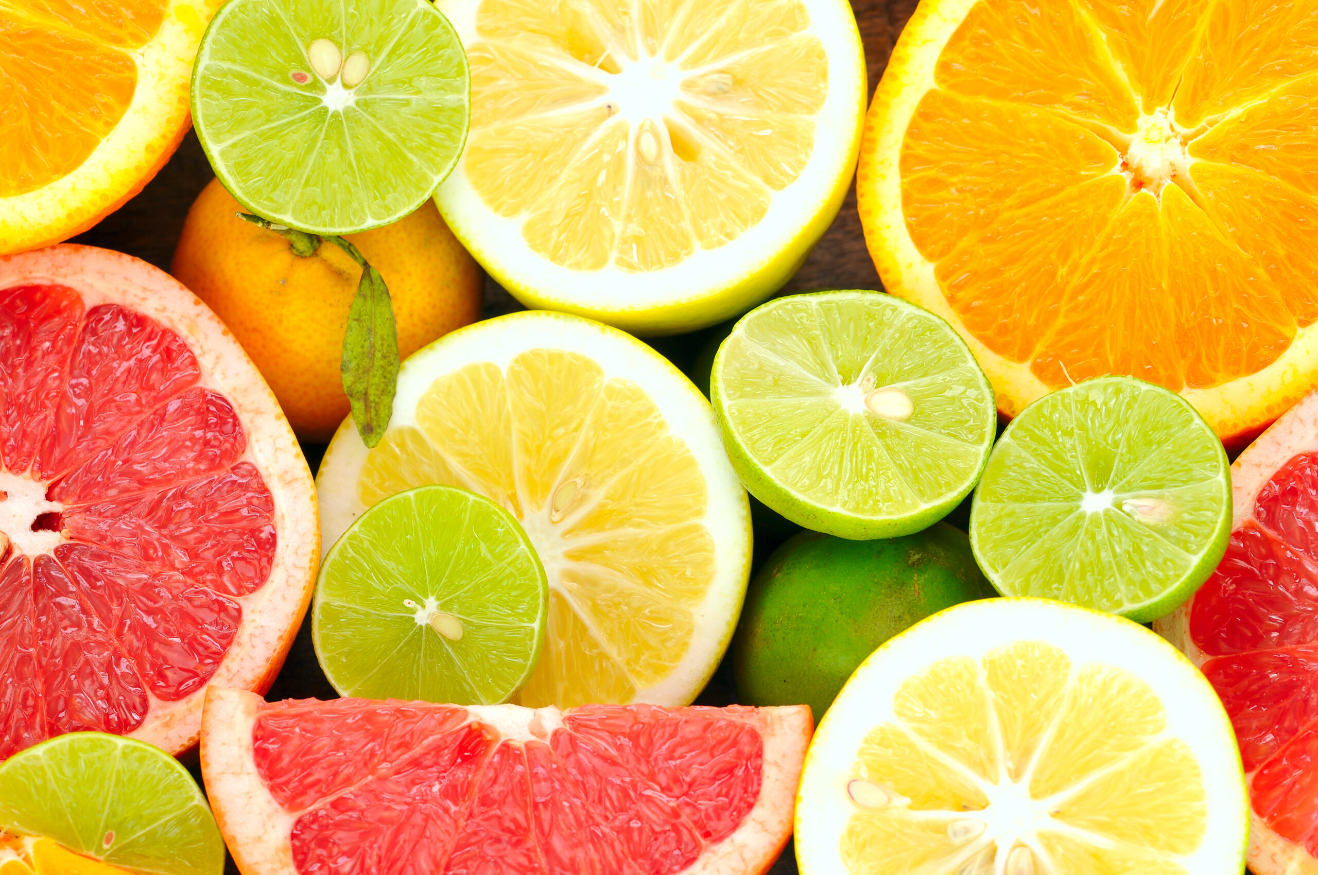 fresh fruits background