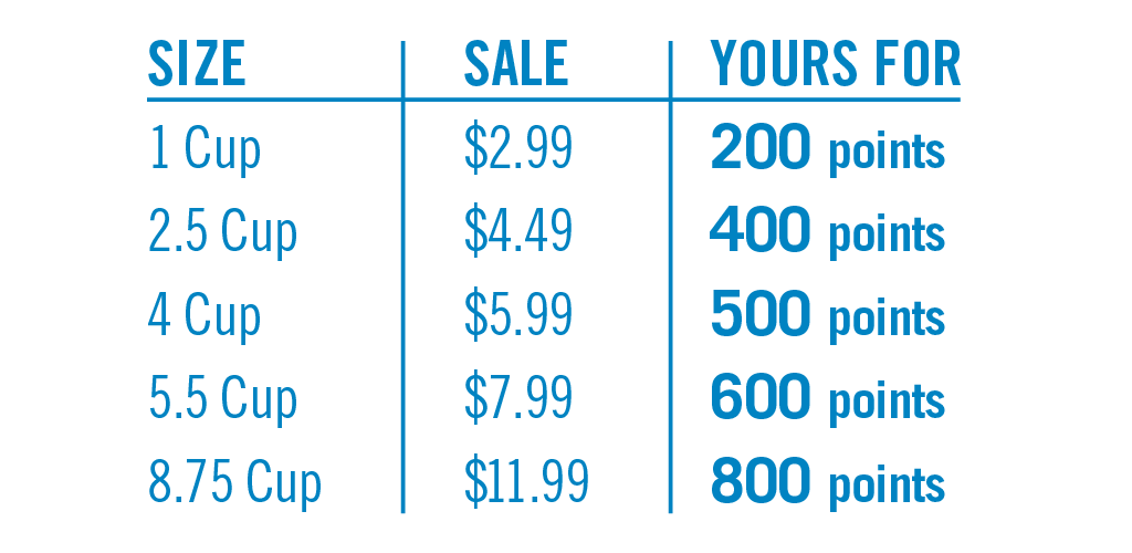 Simply Done Glass Storage Free with Rewards Points! Price Chopper