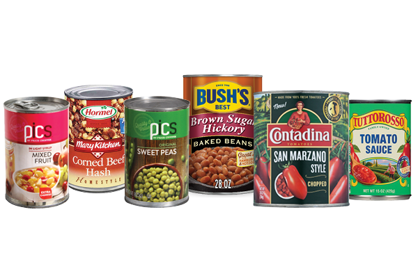 ) Discounted canned goods retailer