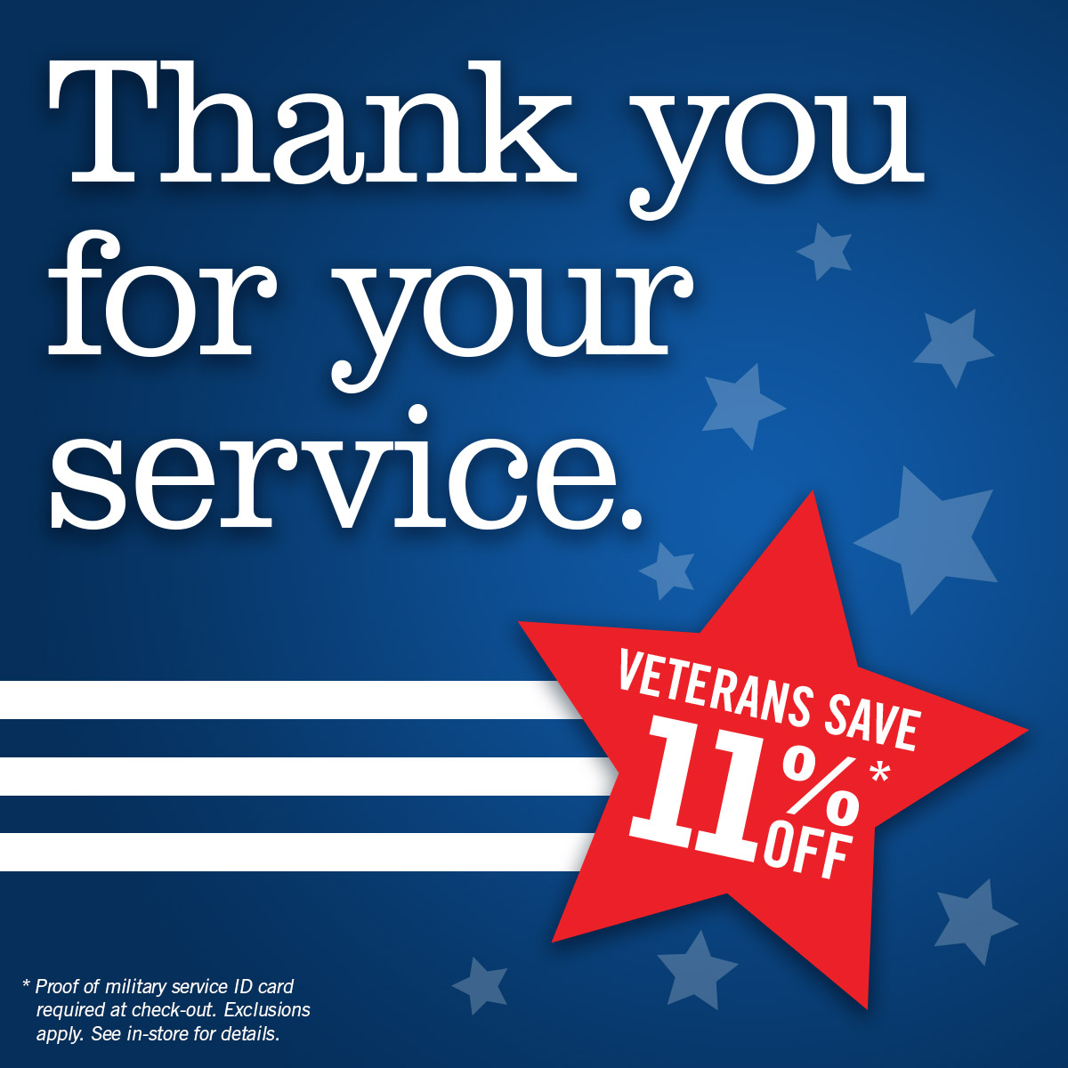 Veterans Day Discount Price Chopper Market 32