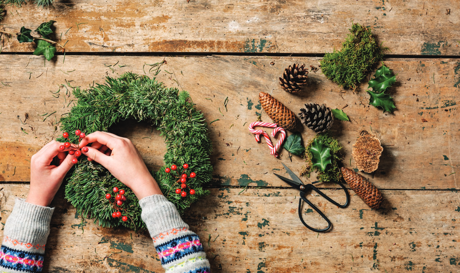 wreath decorating blog header