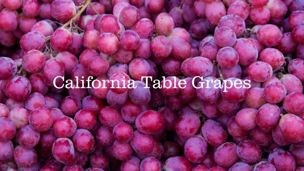 California Table Grapes
