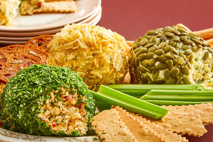 Festive Party Cheese Balls
