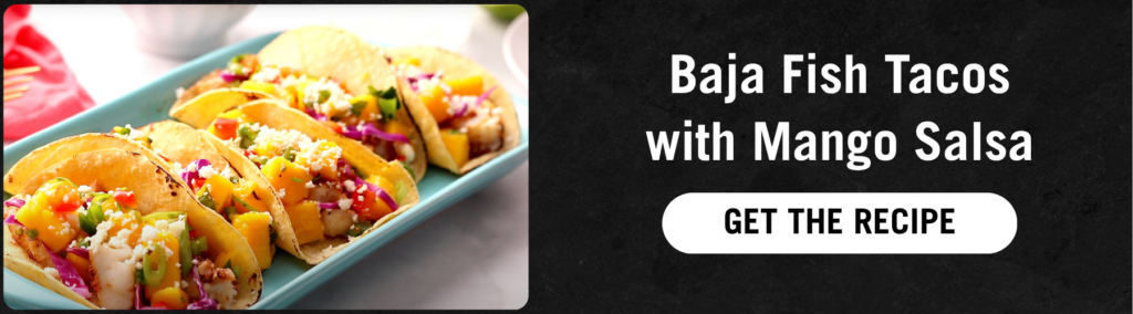 Baja Fish Tacos with Mango Salsa