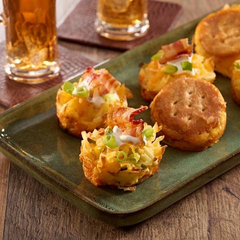 RITZ Cheesy Bacon Hash Brown Bites