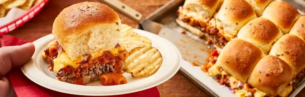 Chili Mac Sliders with Campbell's