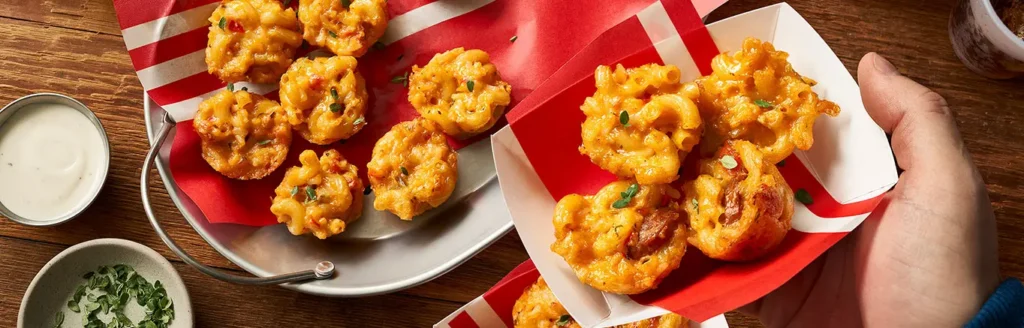Campbell's Cajun Mac & Cheese Bites with Campbell's