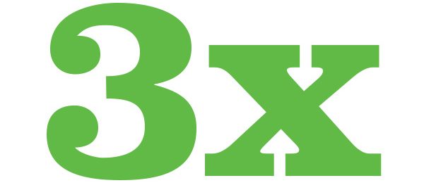3x 3x